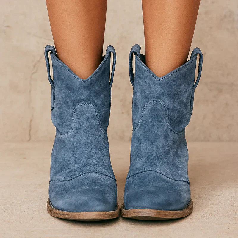 Pamu vintage western-stiefeletten – damen