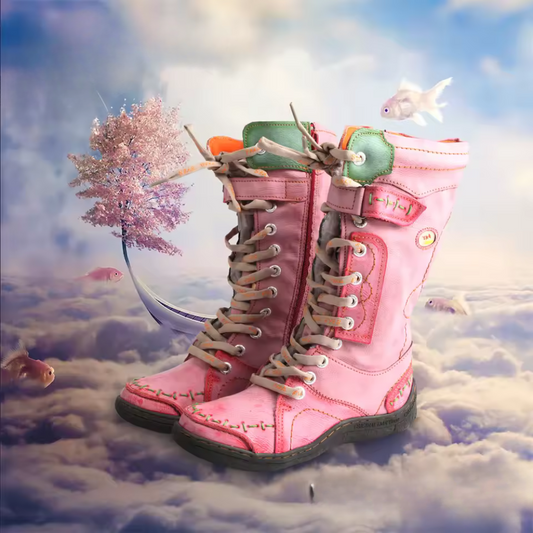 Grüner Tritt: Nachhaltige & Orthopädische Lederstiefel