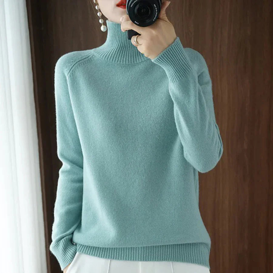 Euphrasia - modischer gestreifter pullover mit raffiniertem Look