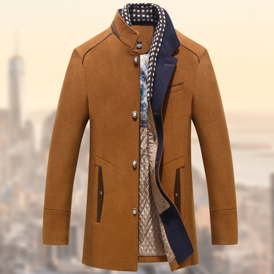 Harro | Mantel mit stilvollem Reverskragen für Männer