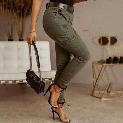Lillian | Jeans cargo mit Utility-Taschen für Frauen