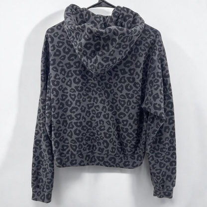 Herren-hoodie mit leopardenmuster - stilvoll und lässig für streetwear