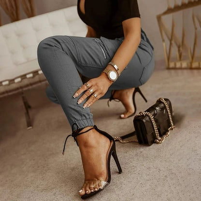 Lillian | Jeans cargo mit Utility-Taschen für Frauen