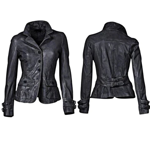 Glorias - elegante premium-lederjacke für damen