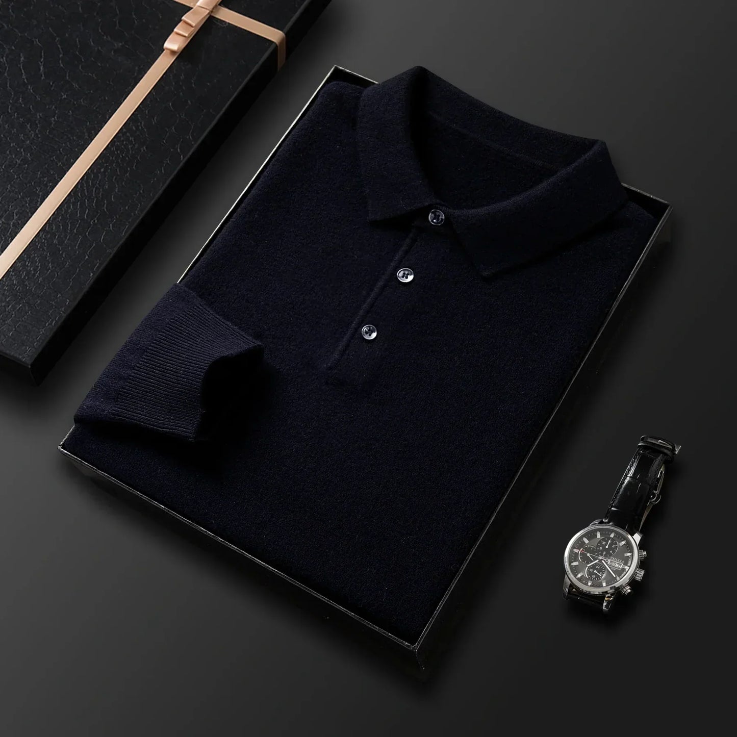 Herren-polopullover aus strick – herren