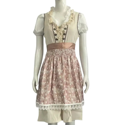 Dirndl Mia – elegantes trachtenkleid mit schürze & bluse | zeitlose festtags-eleganz