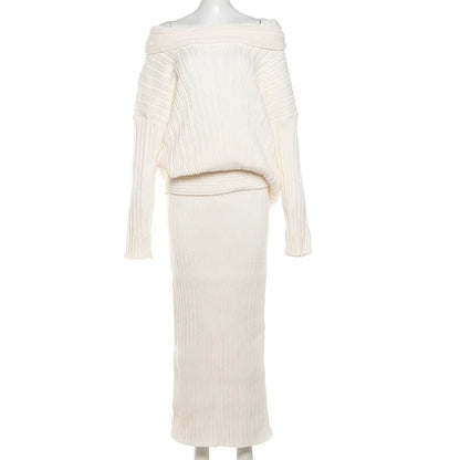 Jayda | Off-Shoulder-Strickpullover für Frauen