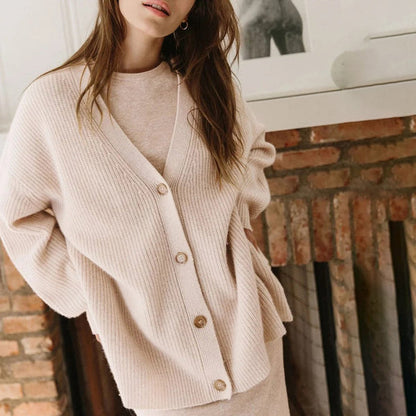 Pepita | Cardigan mit kaschmirähnlichem Griff für Frauen