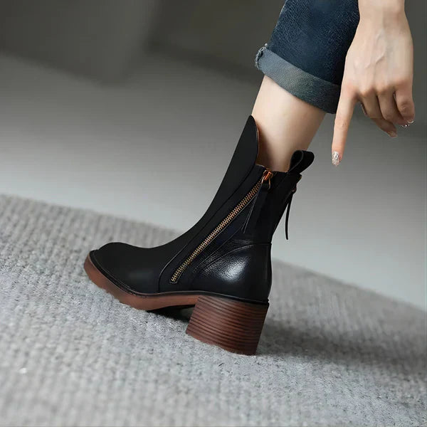 Winterliche plateau-stiefeletten für damen – damen