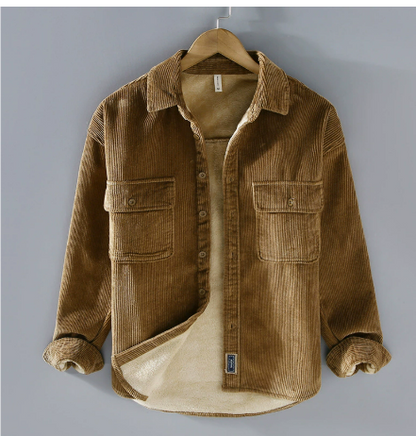 Zavier | Cordjacke mit langen Ärmeln warm und stilvoll für Männer