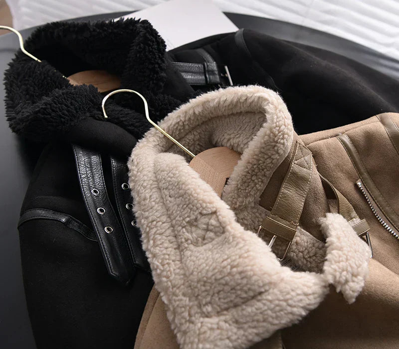 Heili | sherpa-fleece-bomberjacke