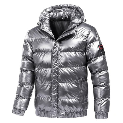 Wattierte winterjacke für herren – lars