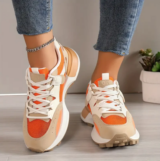 Dolores – damen-sneaker im colorblock-design