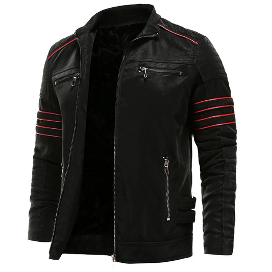 Herren-lederjacke