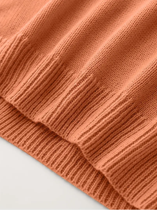 Kelsey – strickpullover mit blumenstickerei