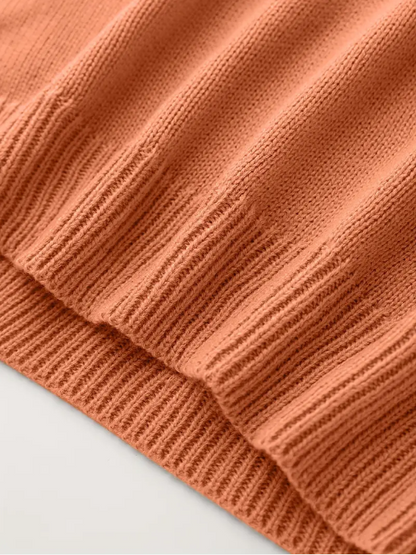 Kelsey – strickpullover mit blumenstickerei