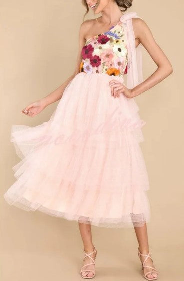 Nour | Partykleid mit Korsett-Design und Mesh-Details für Frauen