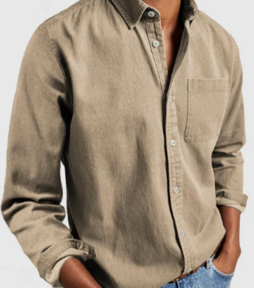 Hoover | Baumwollhemd mit klassischem Schnitt und vielseitigem Stil für Männer