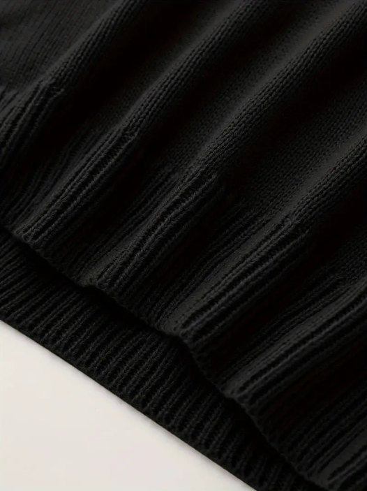 Kelsey – strickpullover mit blumenstickerei