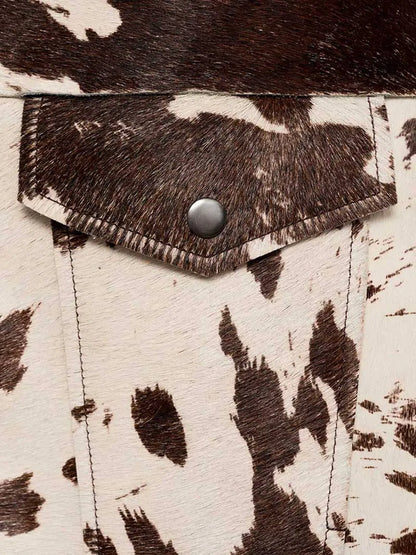 Nova wildleder-kuhjacke – moderner lederlook in wildlederoptik