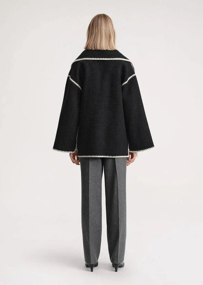 Keyra - luxe jacke mit schal