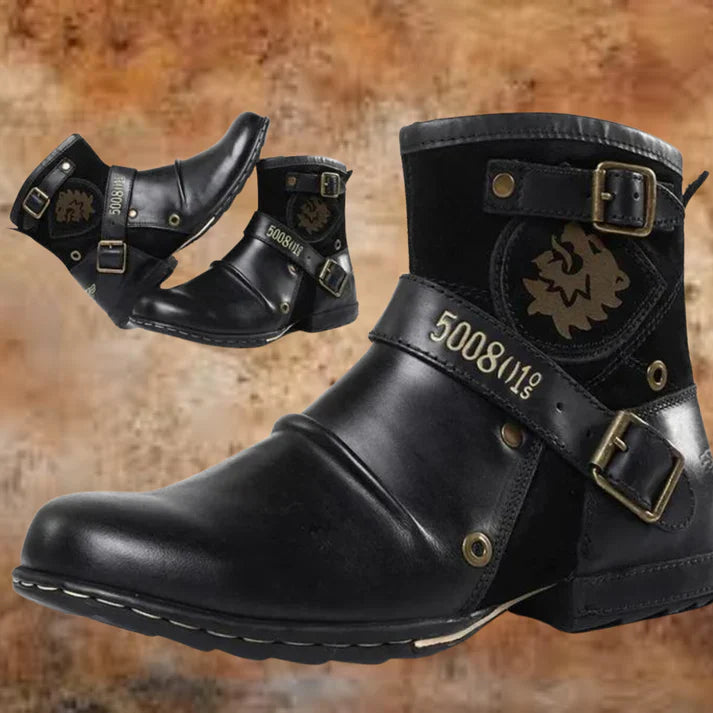 Klauso - stylische vintage-herrenstiefel