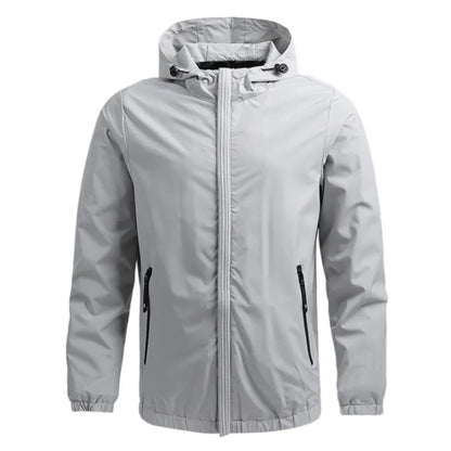 Herren outdoor-jacke mit kapuze – leichter allrounder
