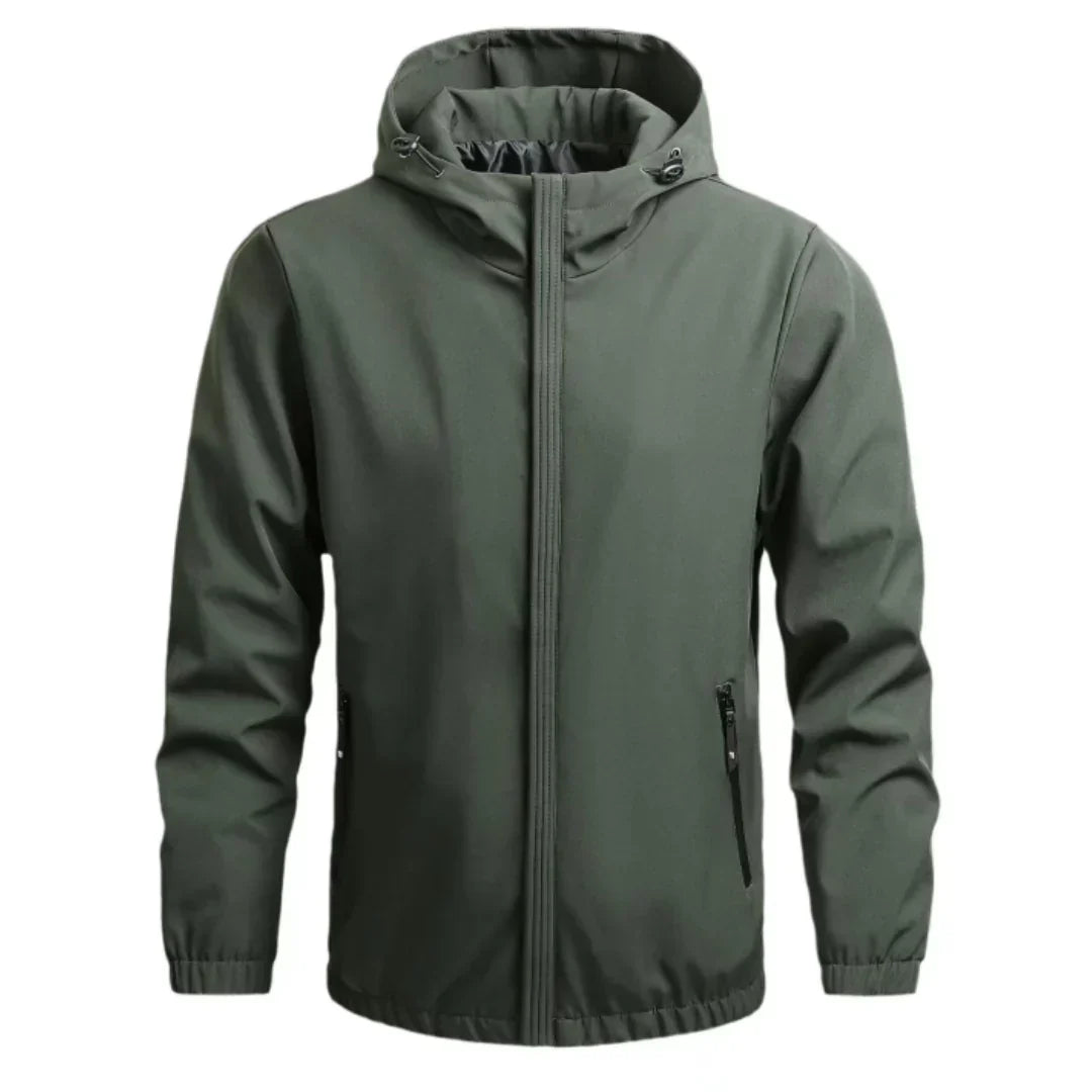 Herren outdoor-jacke mit kapuze – leichter allrounder