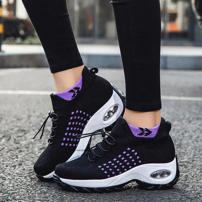 Atmungsaktive, leichte wanderschuhe für damen zum hineinschlüpfen – damen