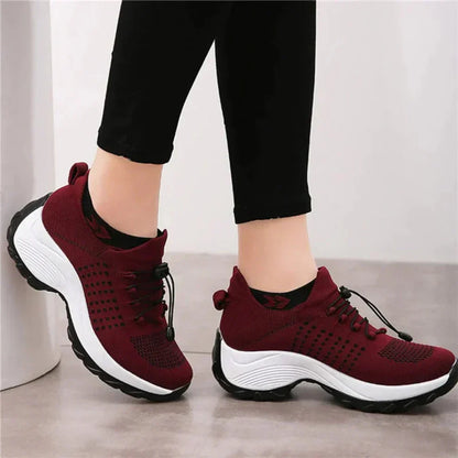 Atmungsaktive, leichte wanderschuhe für damen zum hineinschlüpfen – damen