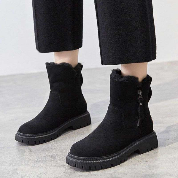 Damen-winterstiefel, warm gefüttert, rutschfest – damen