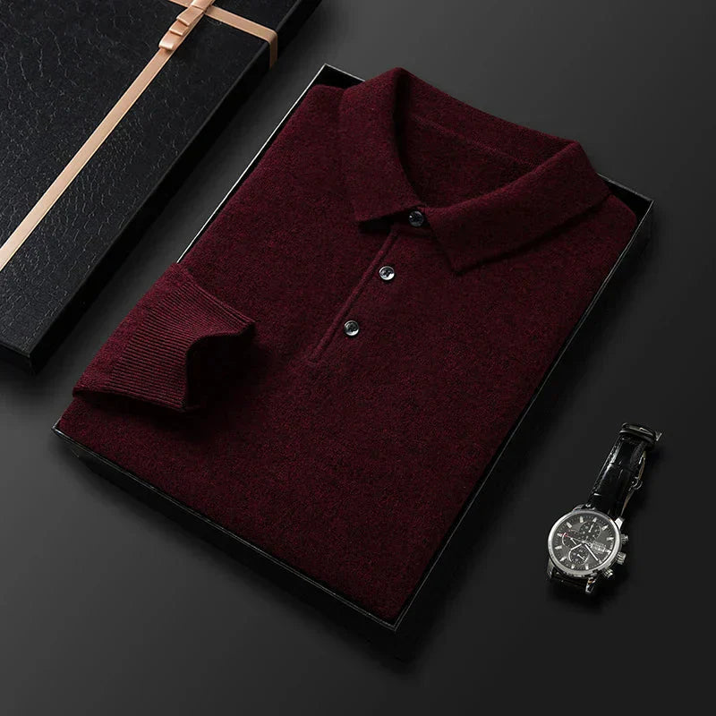 Herren-polopullover aus strick – herren
