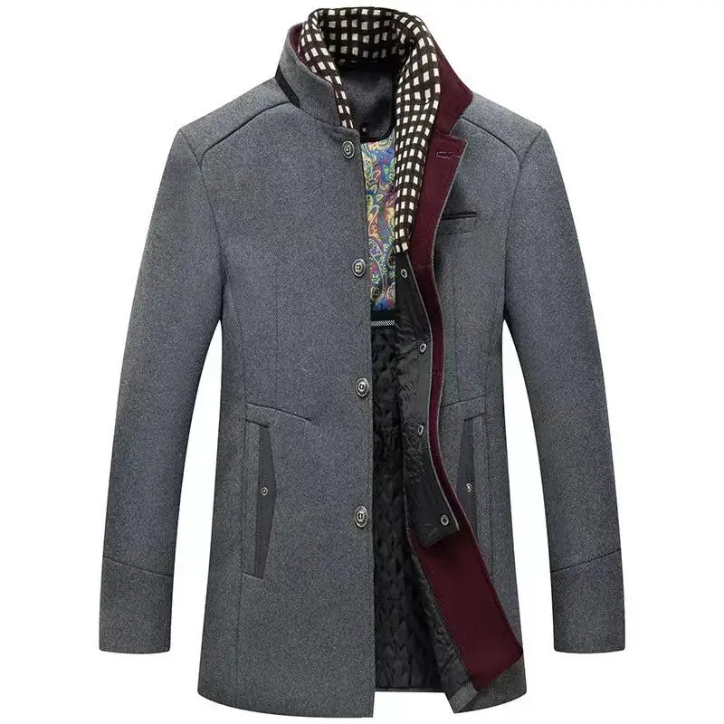 Herren-winterjacke - warm und stylisch mit stehkragen