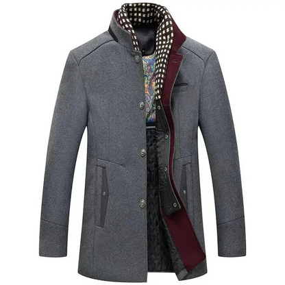 Herren-winterjacke - warm und stylisch mit stehkragen