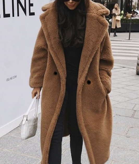 Adette | Winterjacke mit Oversize-Fit und flauschigem Designer-Look für Frauen