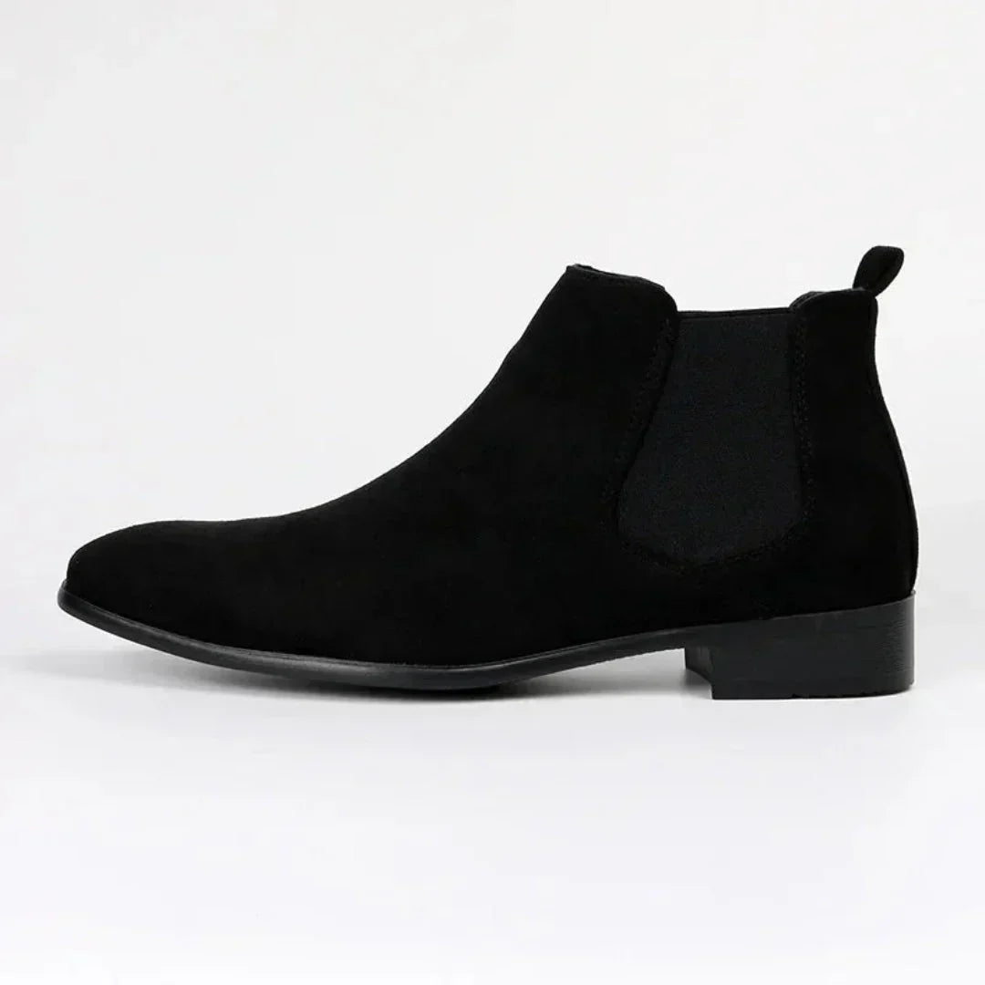 Klassische spitze slip-on-stiefel – herren