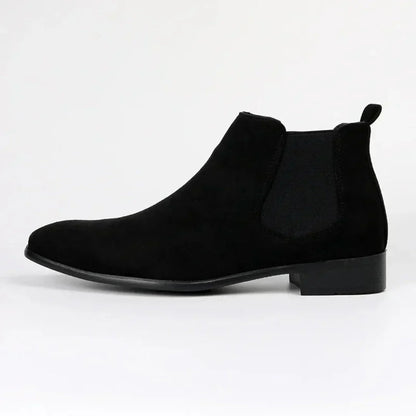 Klassische spitze slip-on-stiefel – herren