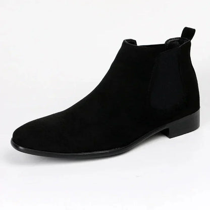 Klassische spitze slip-on-stiefel – herren