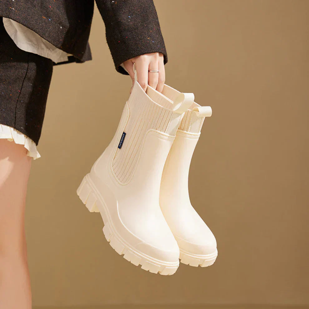Wasserdichte chelsea-stiefeletten für damen – damen