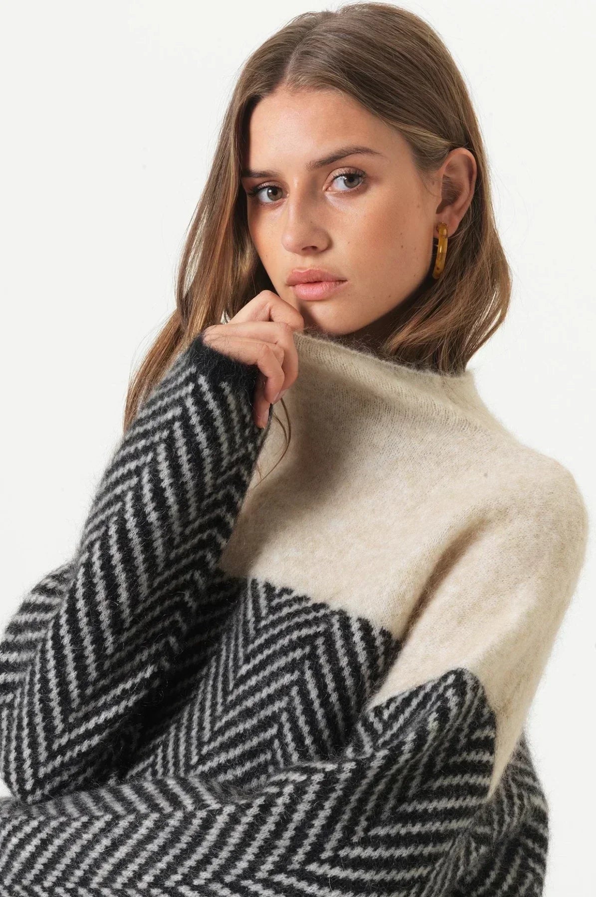 Gia - luxus cashmere rollkragenpullover
