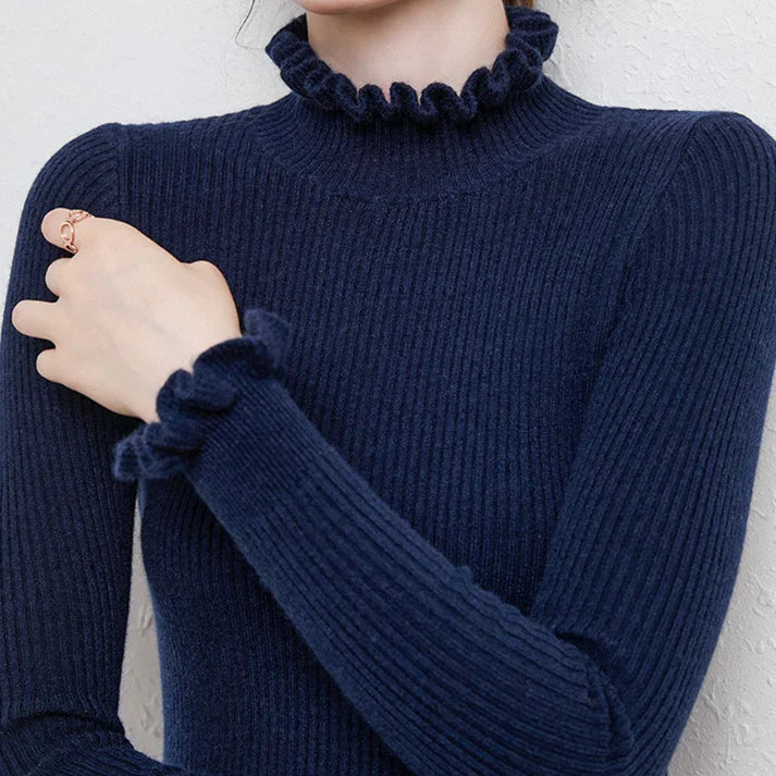 Amaury | Kaschmirpullover mit elegantem Twirl-Design für Frauen