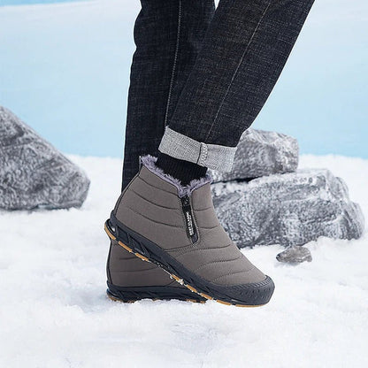 Frostpeak – wasserdichte winterstiefel mit warmem futter