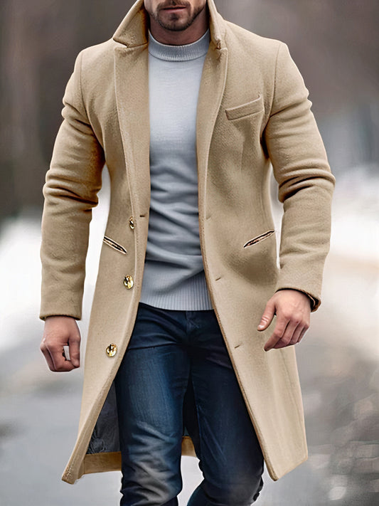 Zeke | Manteau classique à coupe ajustée für Männer
