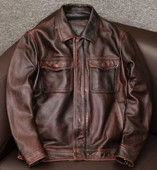Madden | Blouson moto vintage luxe für Männer
