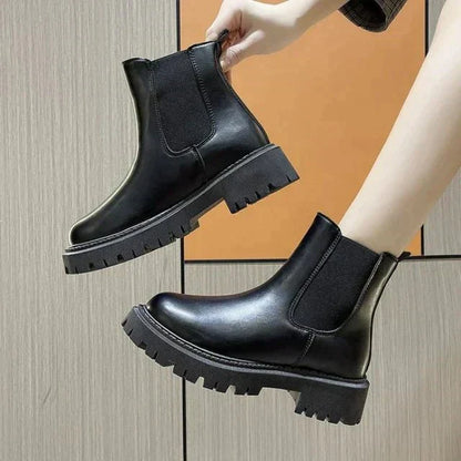 Chelsea stiefel für winter – mittelhoher schnitt, winternice