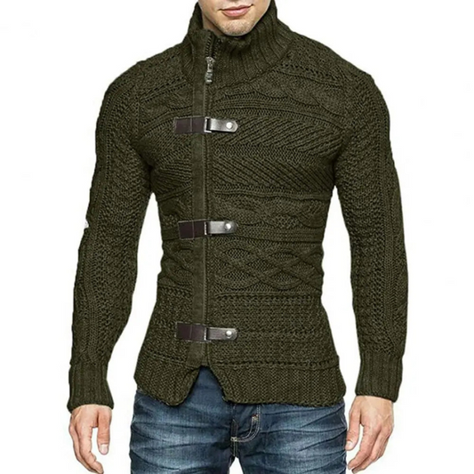 Prince | Rollkragenpullover aus Strick mit eleganter Struktur für Herren