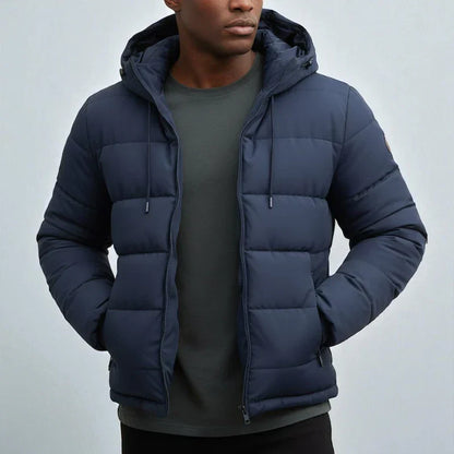 Nico – wasserdichte winterjacke mit kapuze und warmem innenfutter