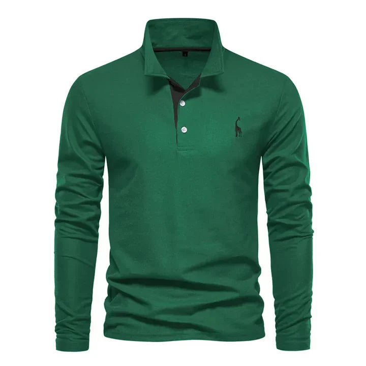 Langarm-poloshirt – herren