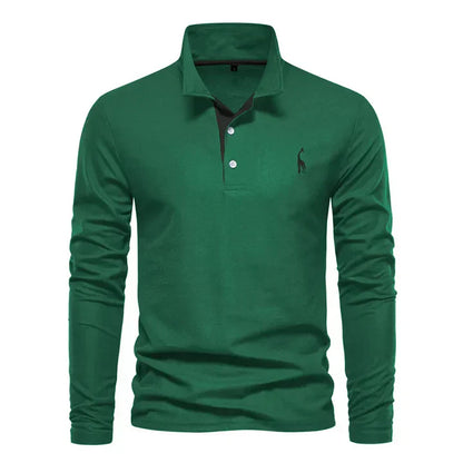 Langarm-poloshirt – herren